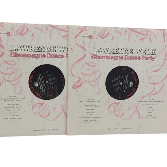 Vintage 1978 Reader's Digest Lawrence Welk Champagne Dance Party 8 Record Set - Picture 5 of 6